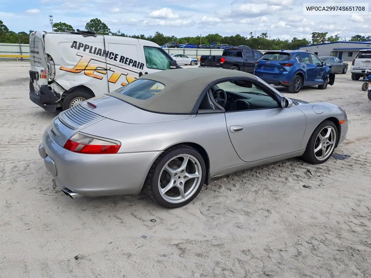 2004 Porsche 911 Carrera VIN: WP0CA29974S651708 Lot: 61361636