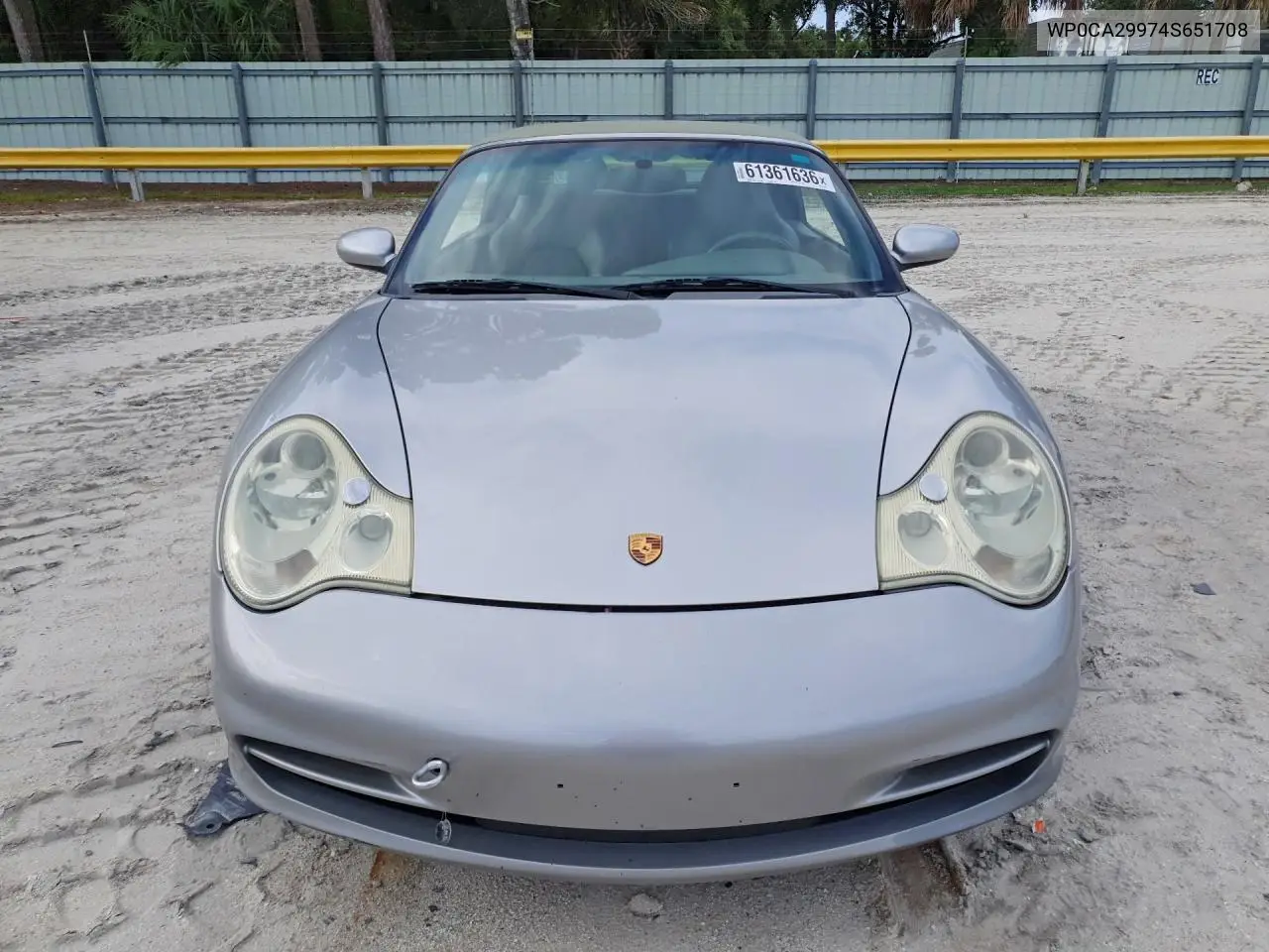 2004 Porsche 911 Carrera VIN: WP0CA29974S651708 Lot: 61361636