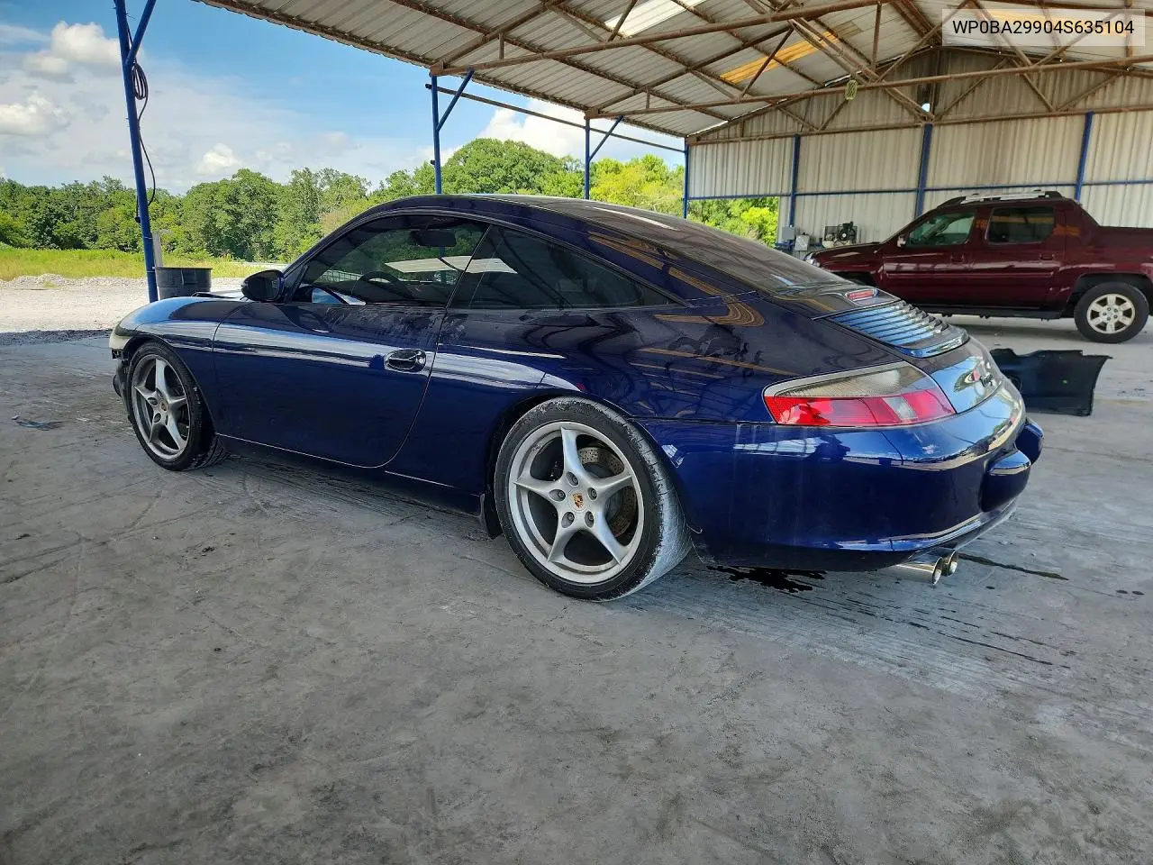 2004 Porsche 911 Targa VIN: WP0BA29904S635104 Lot: 62027696