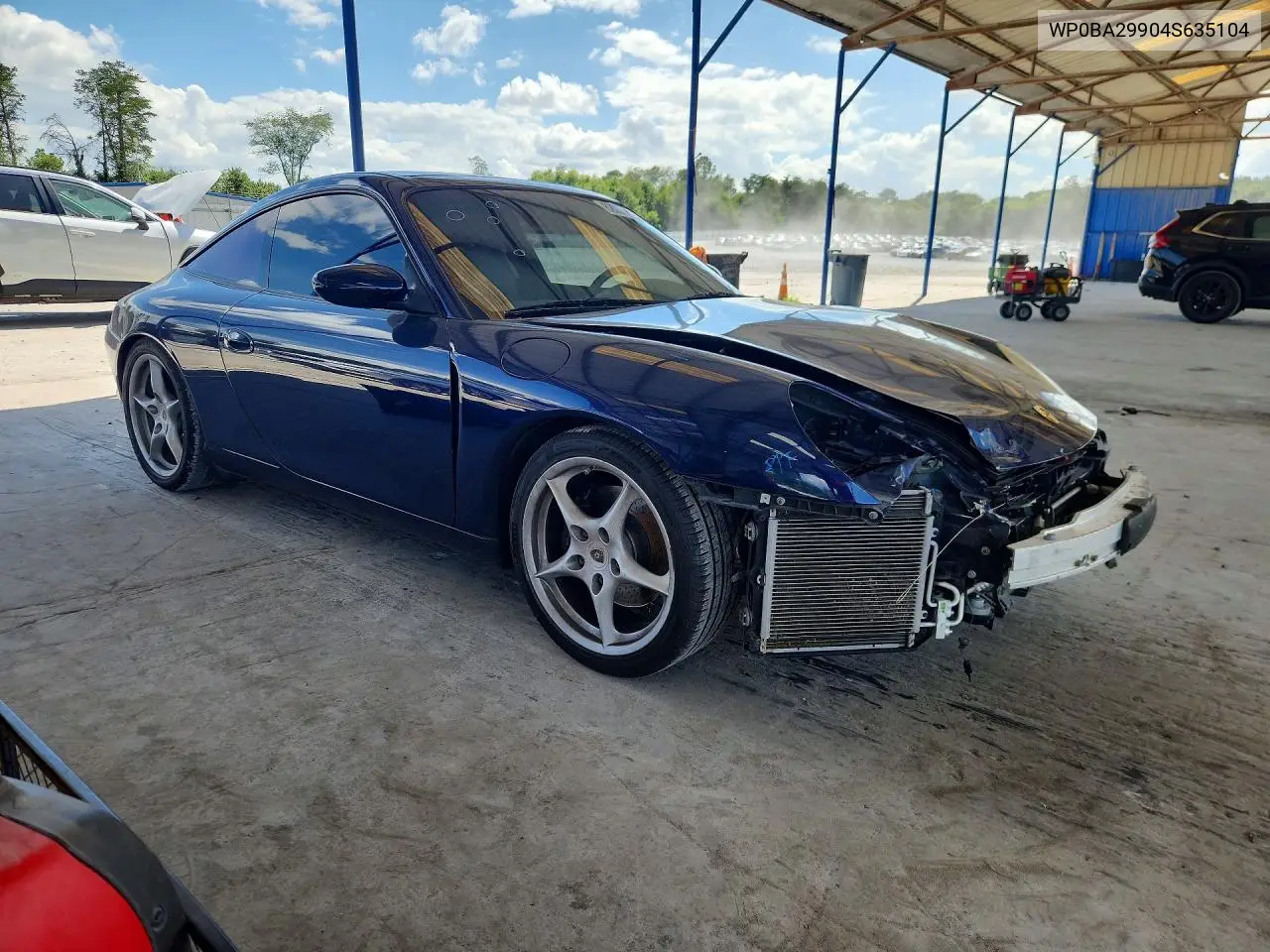 2004 Porsche 911 Targa VIN: WP0BA29904S635104 Lot: 62027696