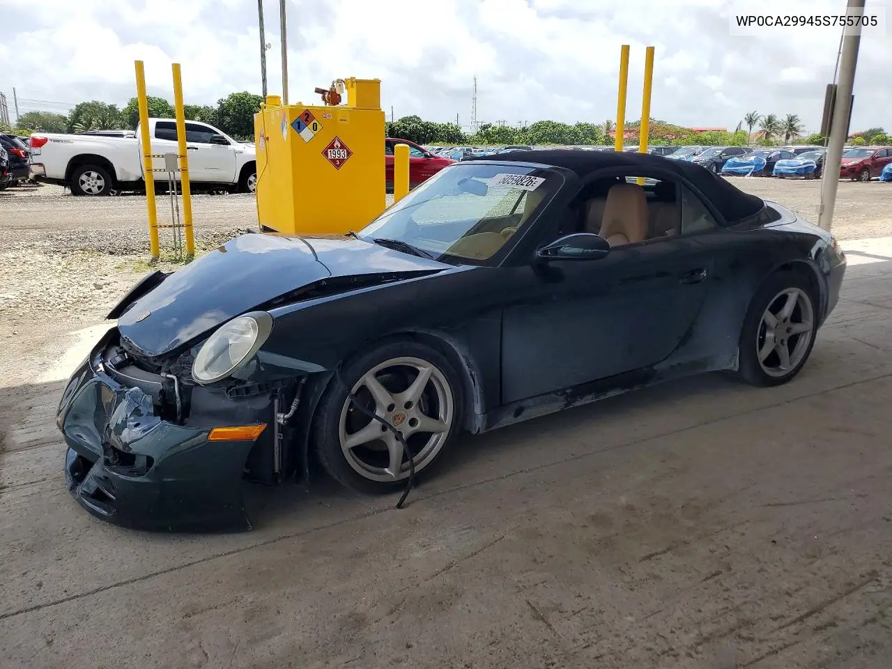 2005 Porsche 911 New Generation Carrera Cabriolet VIN: WP0CA29945S755705 Lot: 55059826