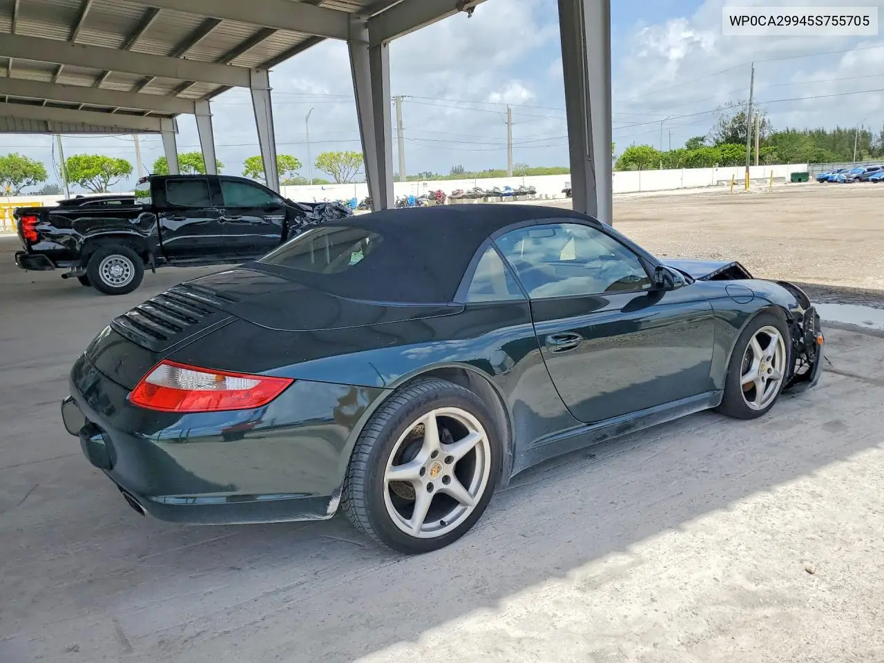 2005 Porsche 911 New Generation Carrera Cabriolet VIN: WP0CA29945S755705 Lot: 55059826