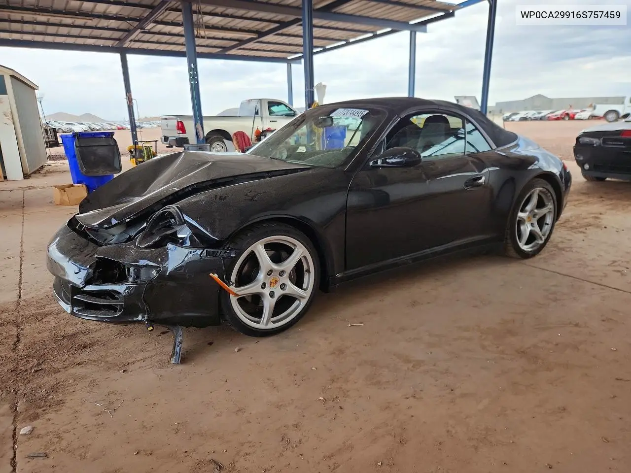 2006 Porsche 911 New Generation Carrera Cabriolet VIN: WP0CA29916S757459 Lot: 77374495