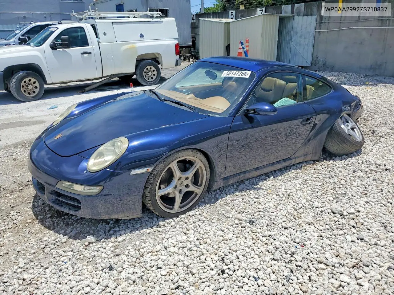 2007 Porsche 911 New Generation Carrera VIN: WP0AA29927S710837 Lot: 58147266