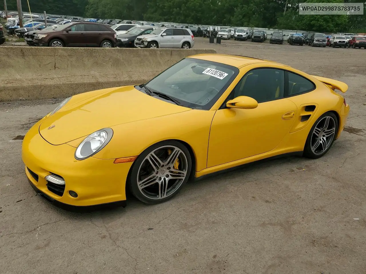 2007 Porsche 911 Turbo VIN: WP0AD29987S783735 Lot: 61120796