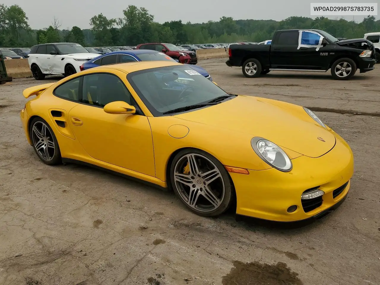 2007 Porsche 911 Turbo VIN: WP0AD29987S783735 Lot: 61120796