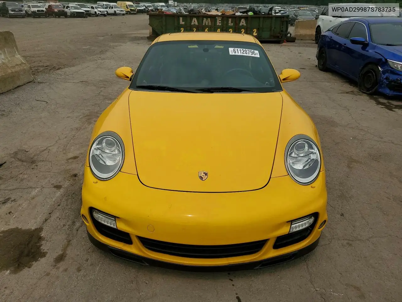 2007 Porsche 911 Turbo VIN: WP0AD29987S783735 Lot: 61120796