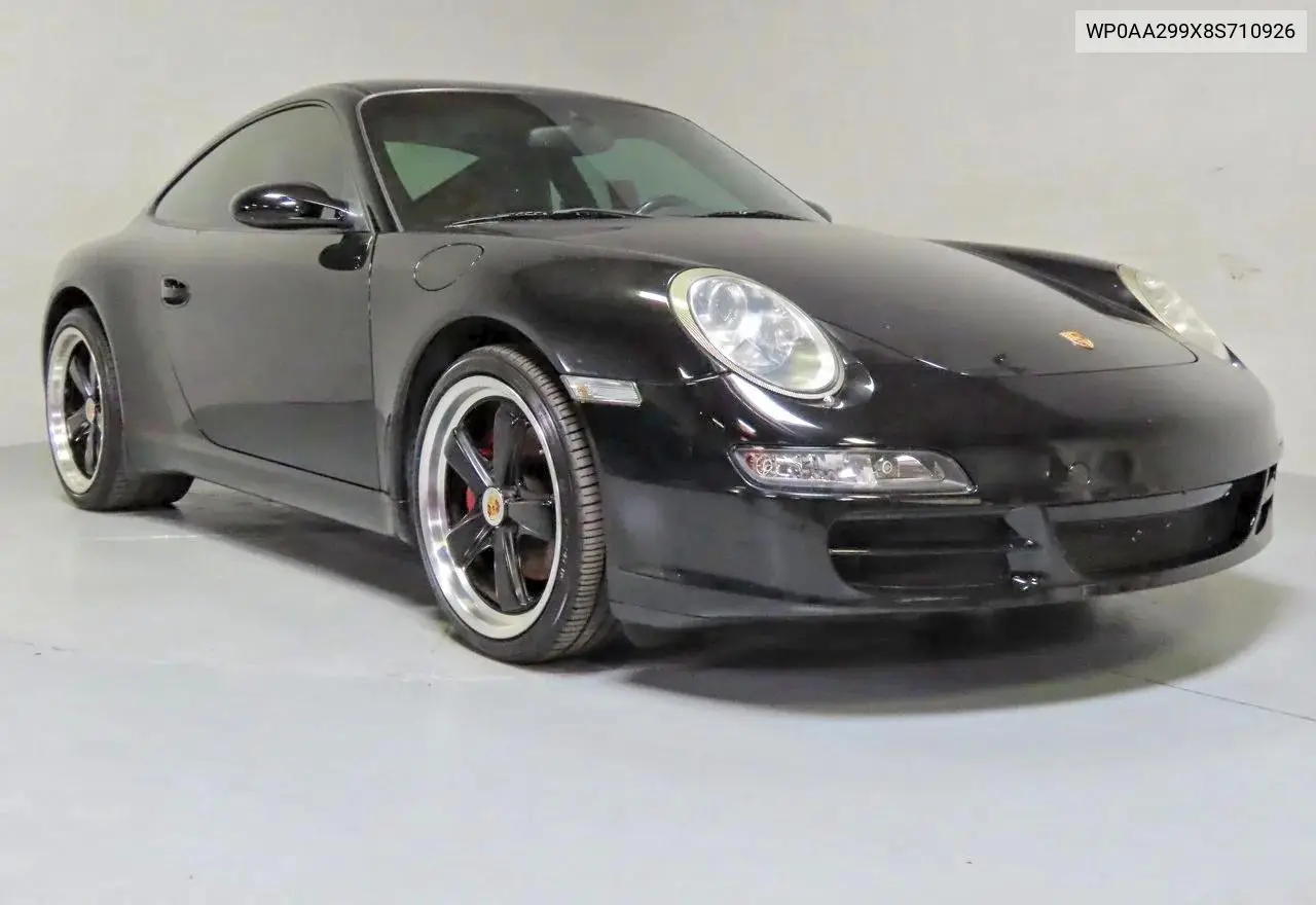 2008 Porsche 911 Carrera VIN: WP0AA299X8S710926 Lot: 57223376