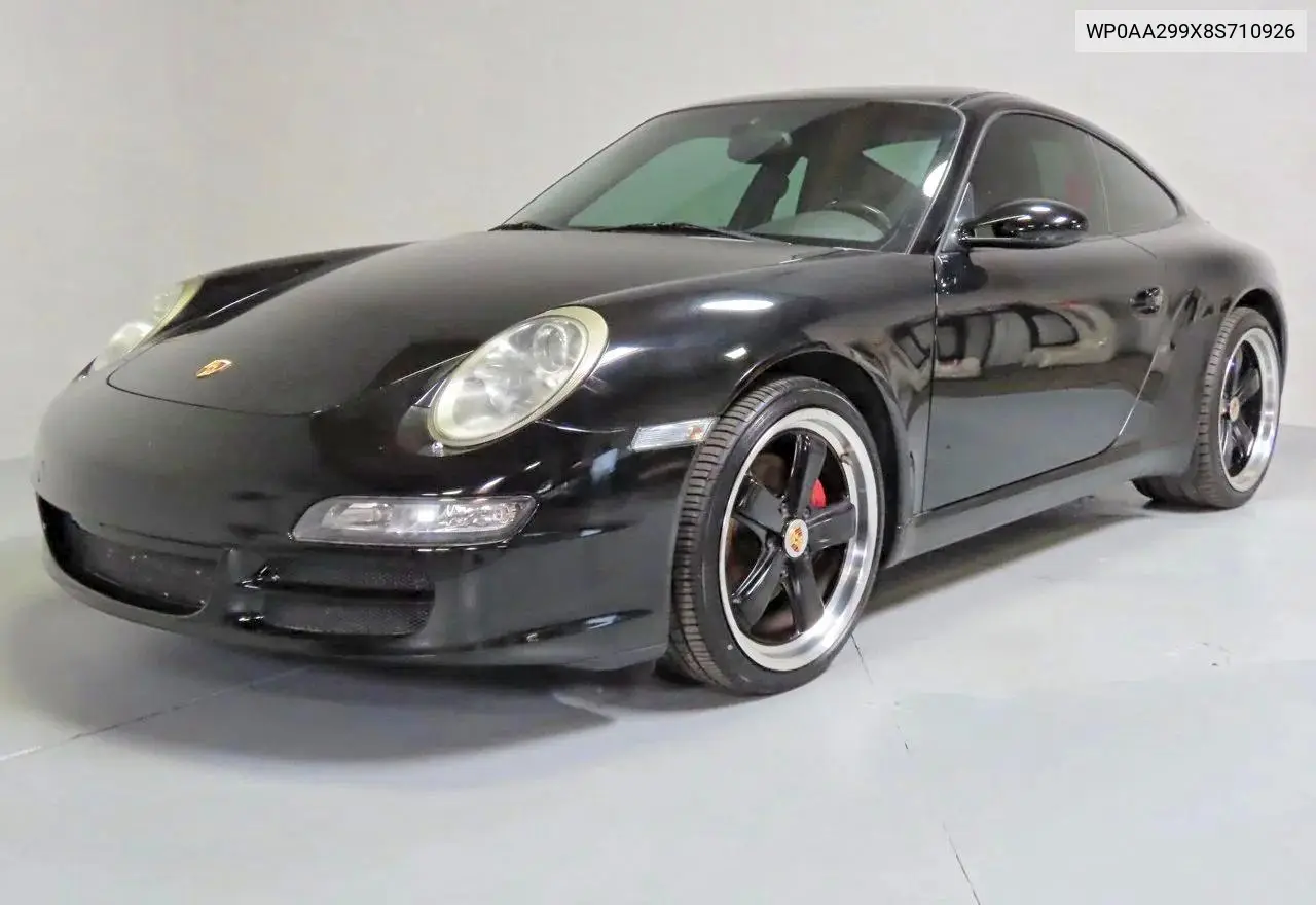2008 Porsche 911 Carrera VIN: WP0AA299X8S710926 Lot: 57223376