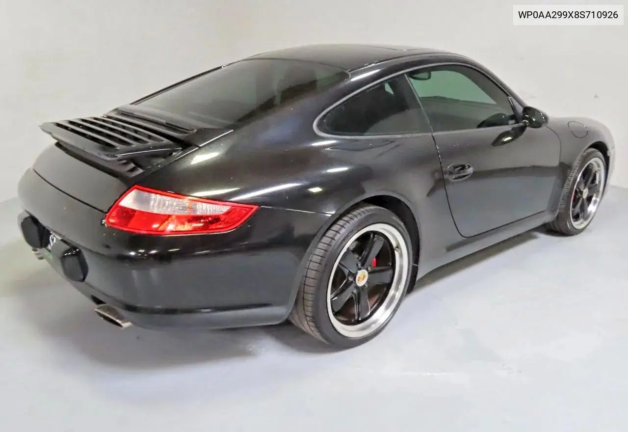 2008 Porsche 911 Carrera VIN: WP0AA299X8S710926 Lot: 57223376