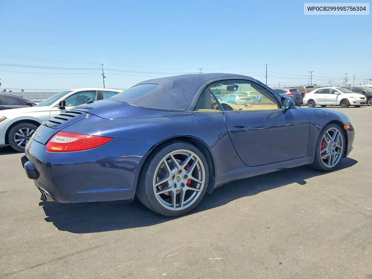 2009 Porsche 911 Carrera S Cabriolet/Carrera 4S VIN: WP0CB29999S756304 Lot: 60468156