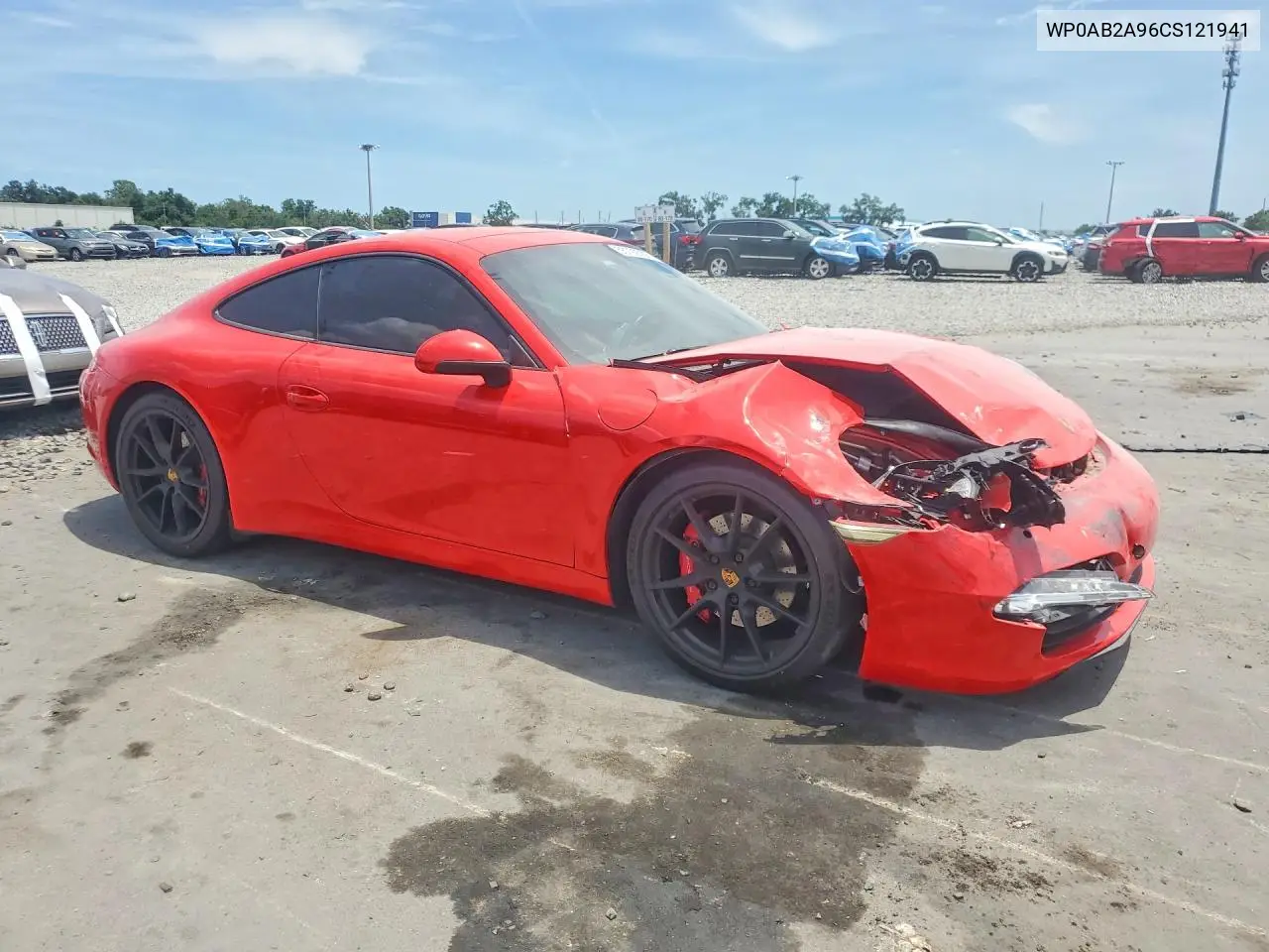 2012 Porsche 911 Carrera S VIN: WP0AB2A96CS121941 Lot: 55729766