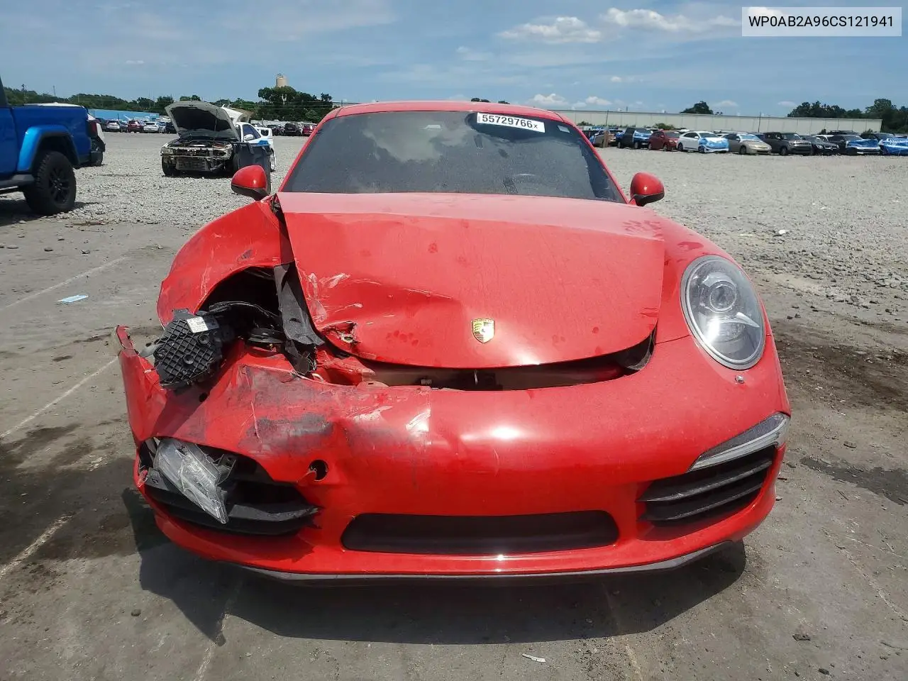 2012 Porsche 911 Carrera S VIN: WP0AB2A96CS121941 Lot: 55729766
