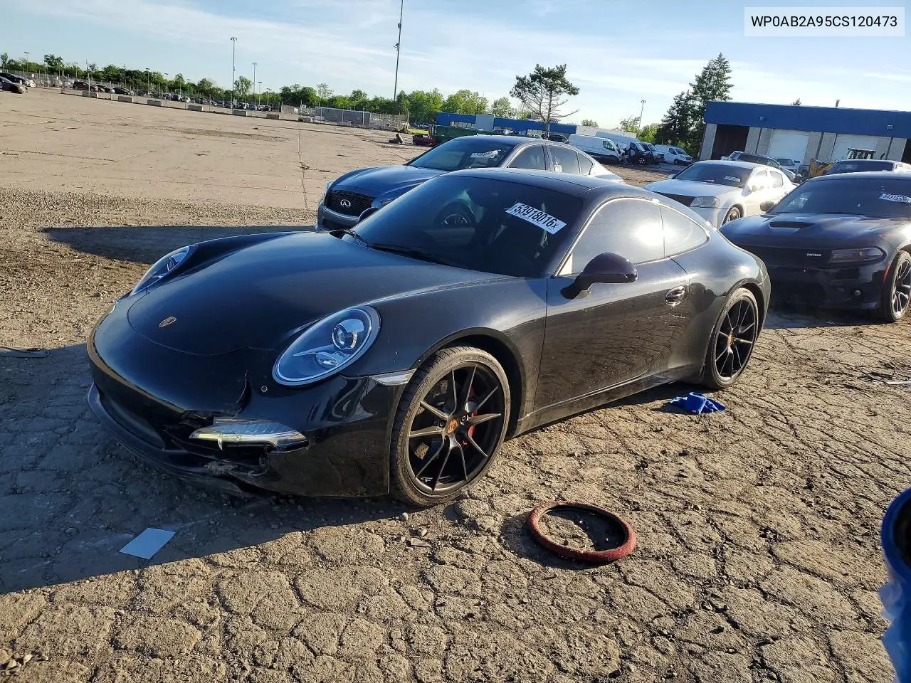 2012 Porsche 911 Carrera S VIN: WP0AB2A95CS120473 Lot: 57423956