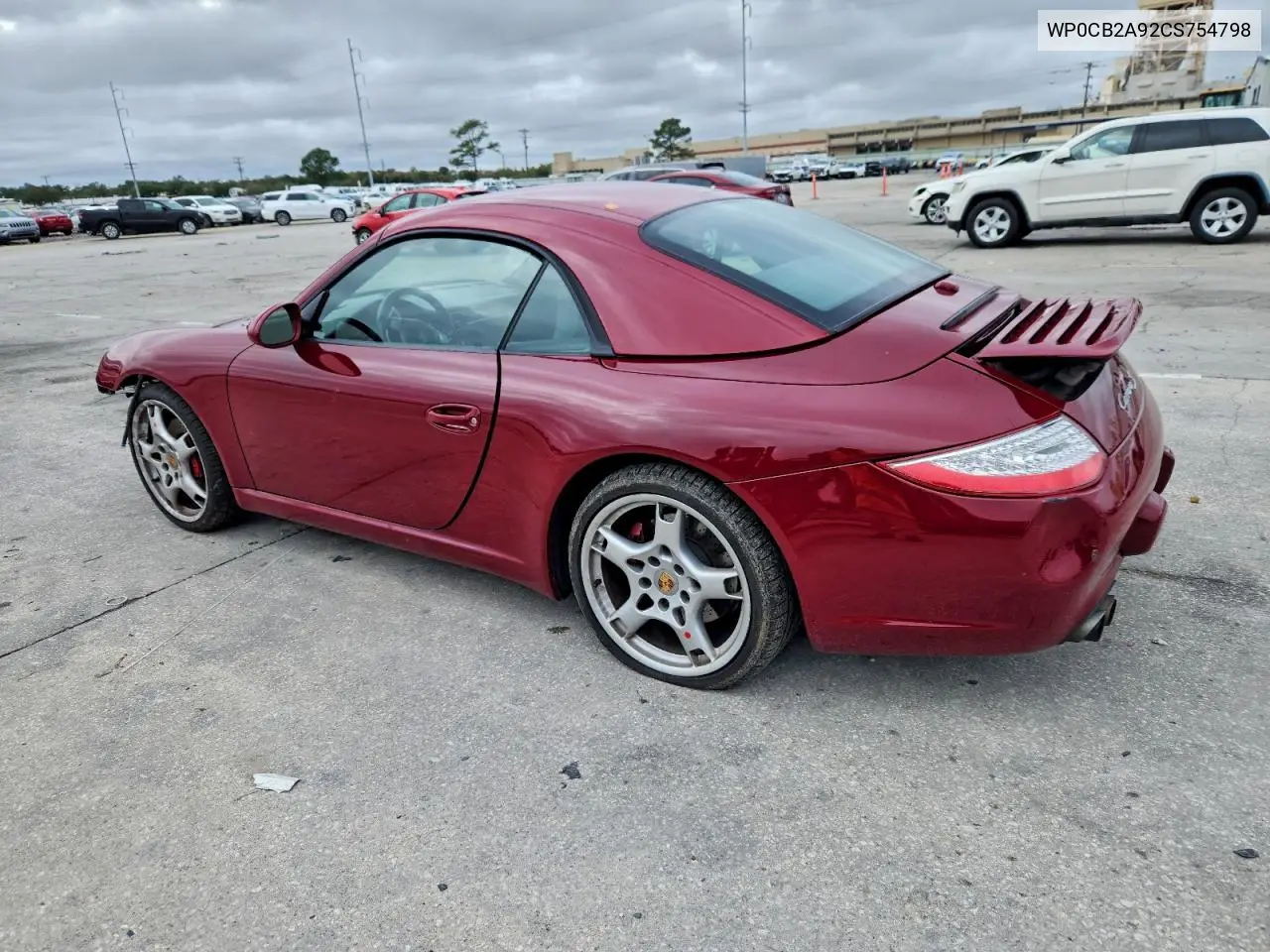 2012 Porsche 911 Carrera S VIN: WP0CB2A92CS754798 Lot: 95543075