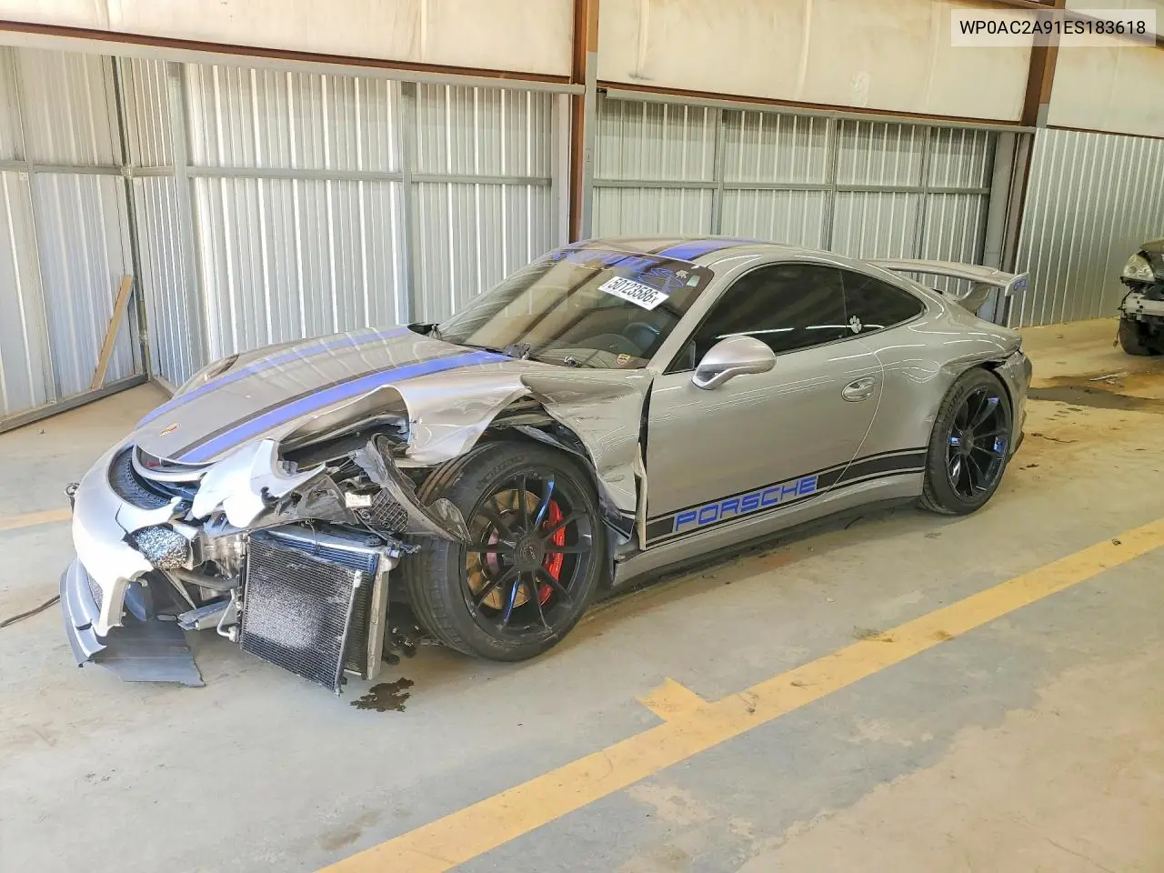 2014 Porsche 911 Gt3 VIN: WP0AC2A91ES183618 Lot: 50123586