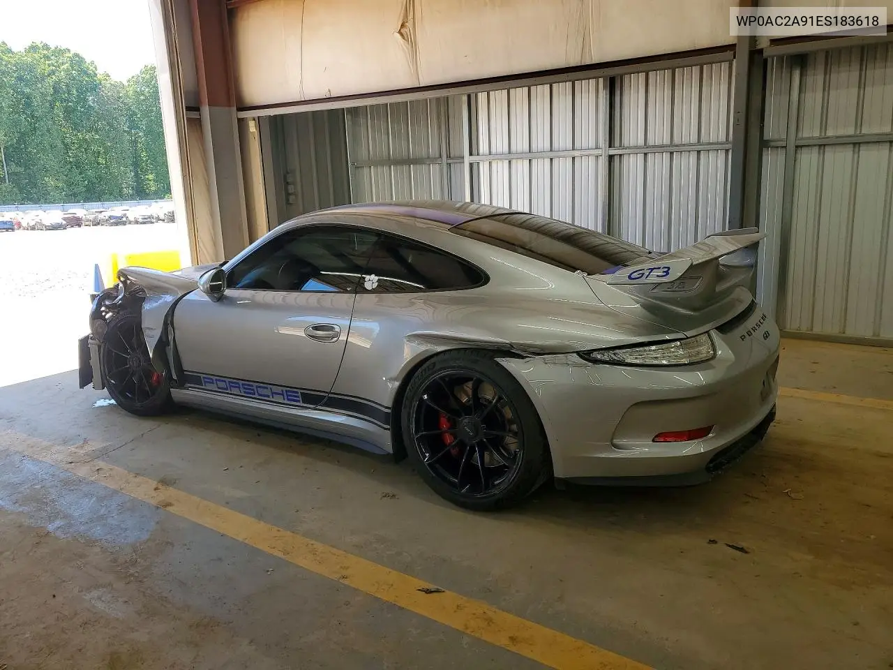 2014 Porsche 911 Gt3 VIN: WP0AC2A91ES183618 Lot: 50123586