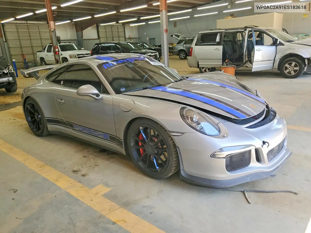 2014 Porsche 911 Gt3 VIN: WP0AC2A91ES183618 Lot: 50123586
