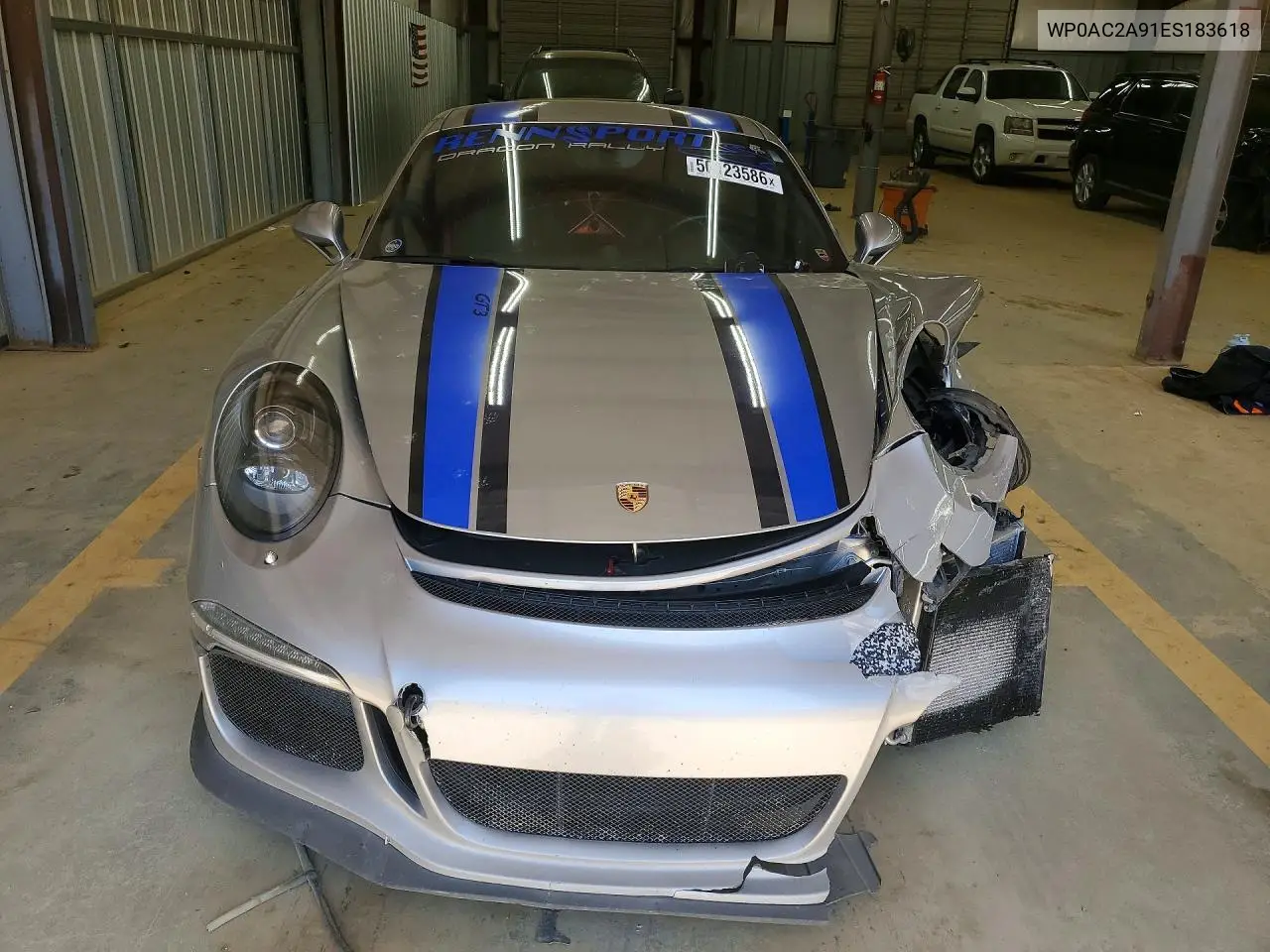 2014 Porsche 911 Gt3 VIN: WP0AC2A91ES183618 Lot: 50123586