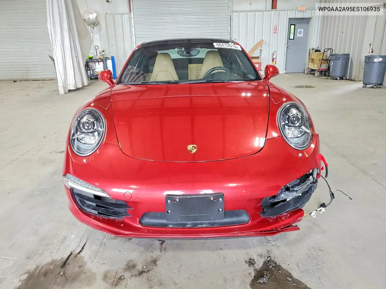2014 Porsche 911 Carrera VIN: WP0AA2A95ES106935 Lot: 60412016
