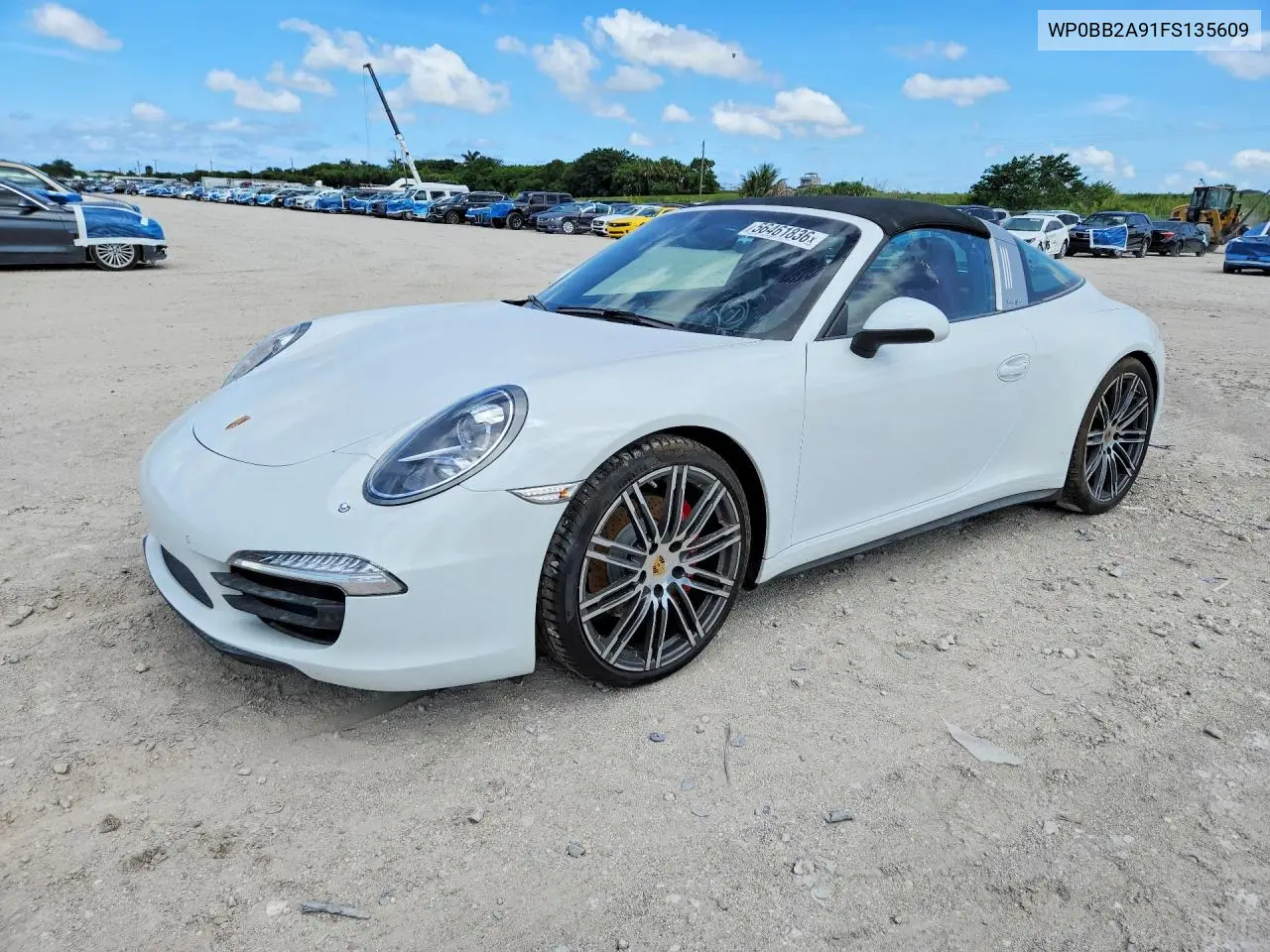 2015 Porsche 911 Targa S VIN: WP0BB2A91FS135609 Lot: 56461836