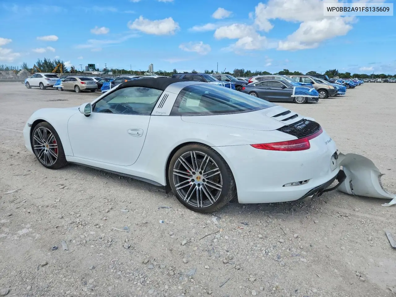 2015 Porsche 911 Targa S VIN: WP0BB2A91FS135609 Lot: 56461836