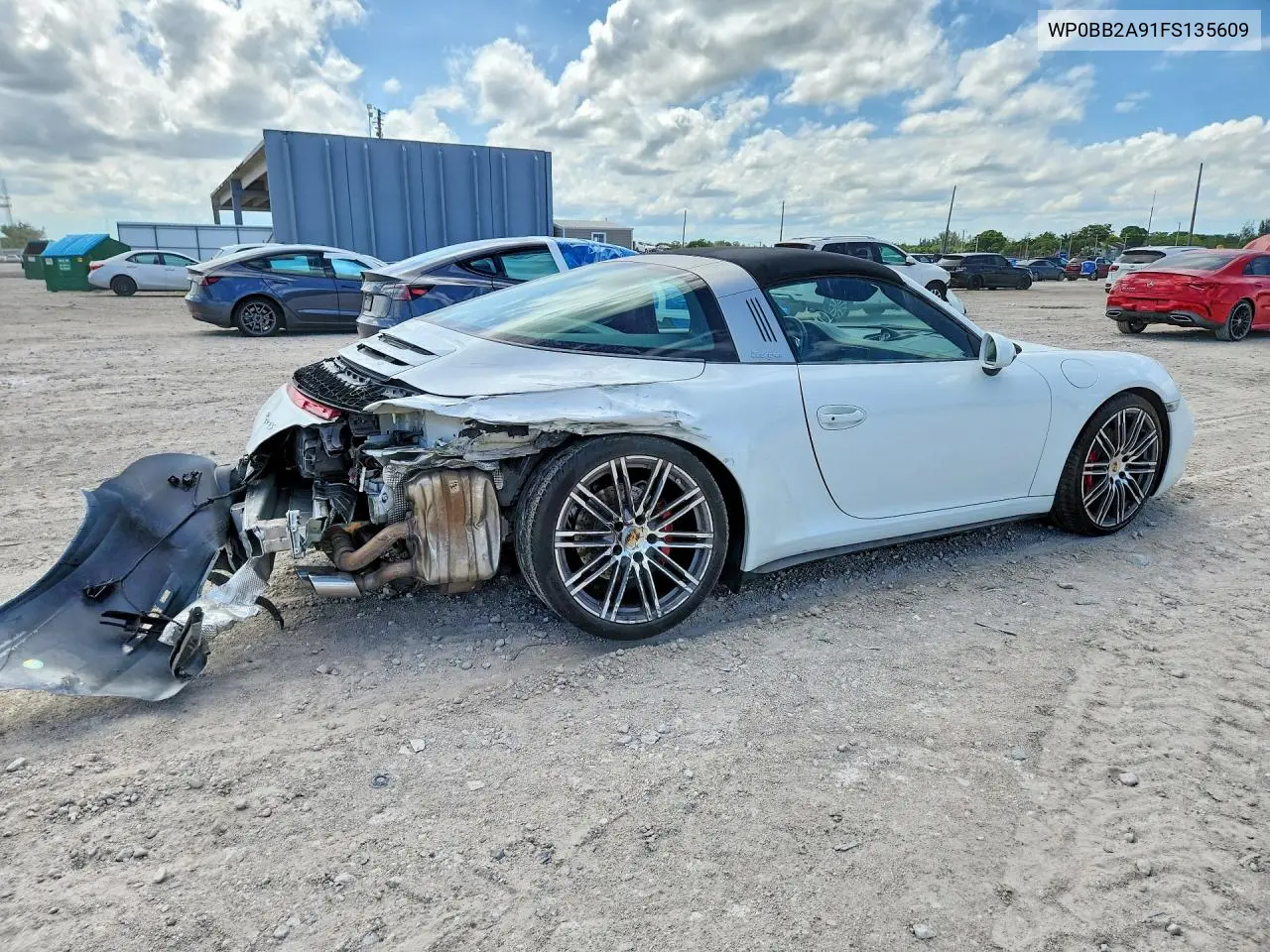 2015 Porsche 911 Targa S VIN: WP0BB2A91FS135609 Lot: 56461836