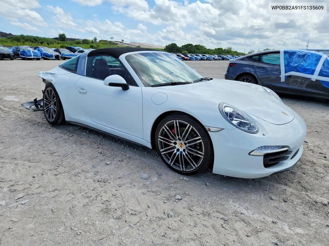 2015 Porsche 911 Targa S VIN: WP0BB2A91FS135609 Lot: 56461836