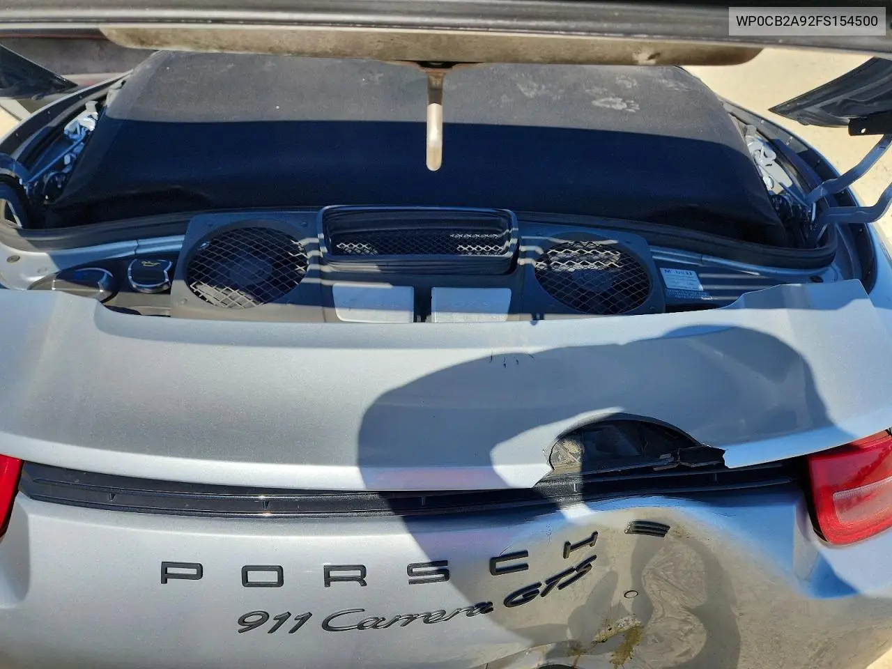 2015 Porsche 911 Carrera S VIN: WP0CB2A92FS154500 Lot: 58848106