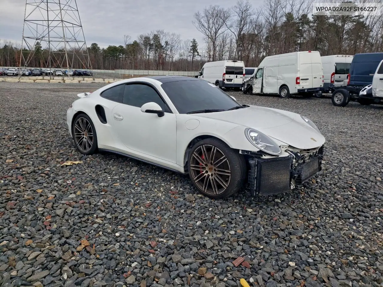 2015 Porsche 911 Turbo VIN: WP0AD2A92FS166227 Lot: 74494825