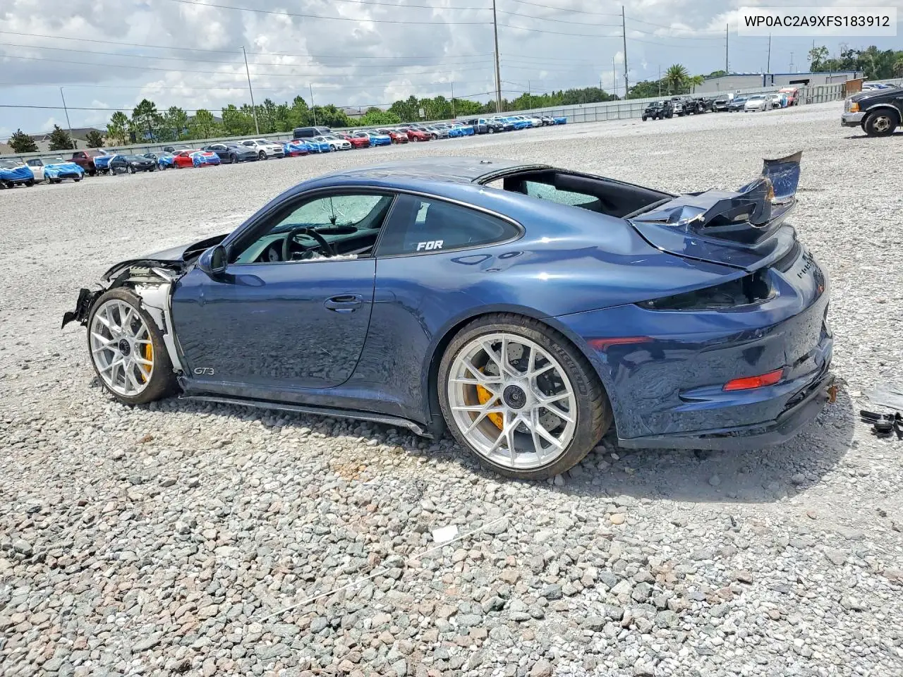 2015 Porsche 911 Gt3 VIN: WP0AC2A9XFS183912 Lot: 85449625