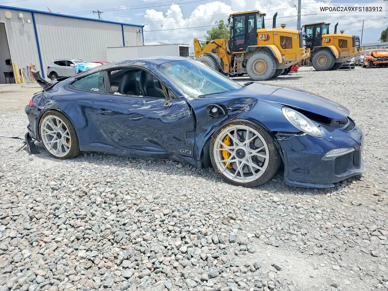 2015 Porsche 911 Gt3 VIN: WP0AC2A9XFS183912 Lot: 85449625
