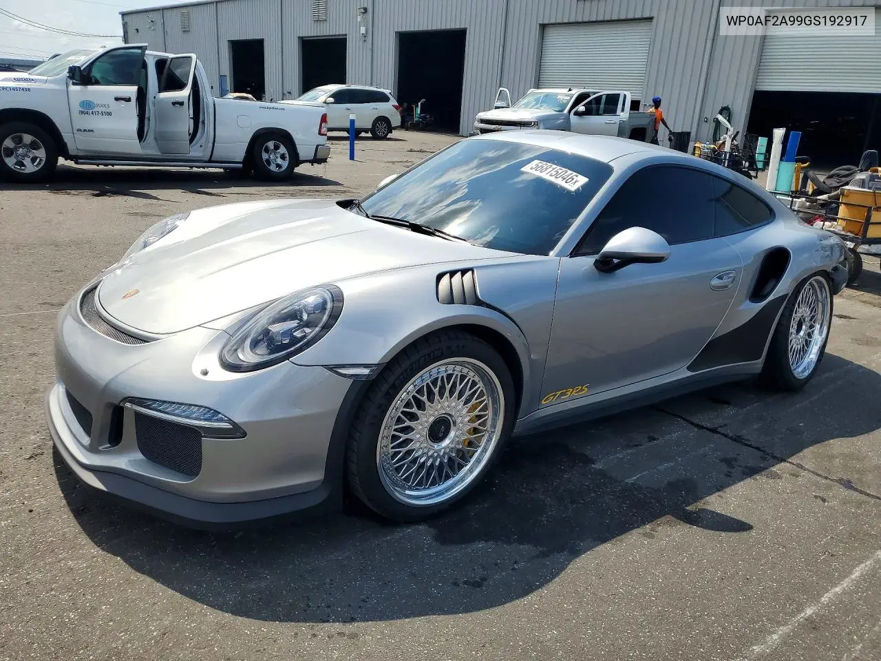 2016 Porsche 911 Gt3 Rs VIN: WP0AF2A99GS192917 Lot: 56815046