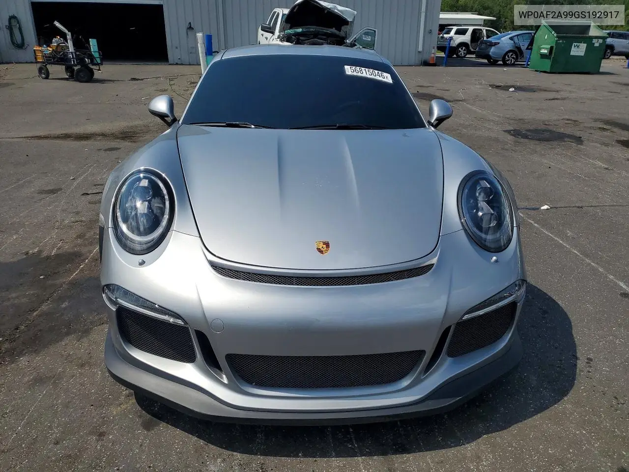 2016 Porsche 911 Gt3 Rs VIN: WP0AF2A99GS192917 Lot: 56815046