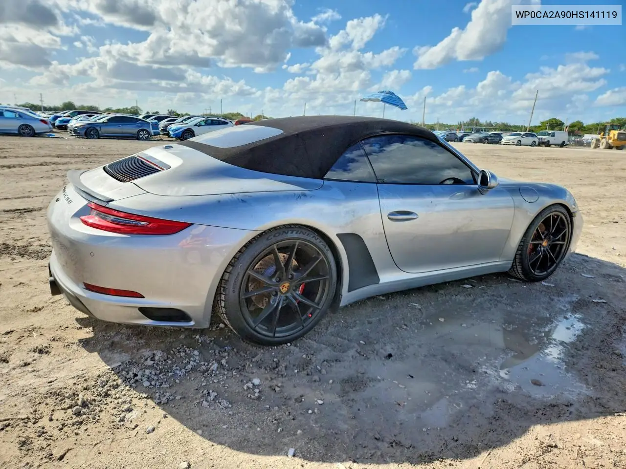 2017 Porsche 911 Carrera VIN: WP0CA2A90HS141119 Lot: 46372396