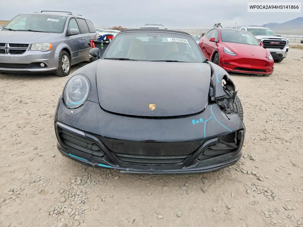 2017 Porsche 911 Carrera VIN: WP0CA2A94HS141866 Lot: 49285266