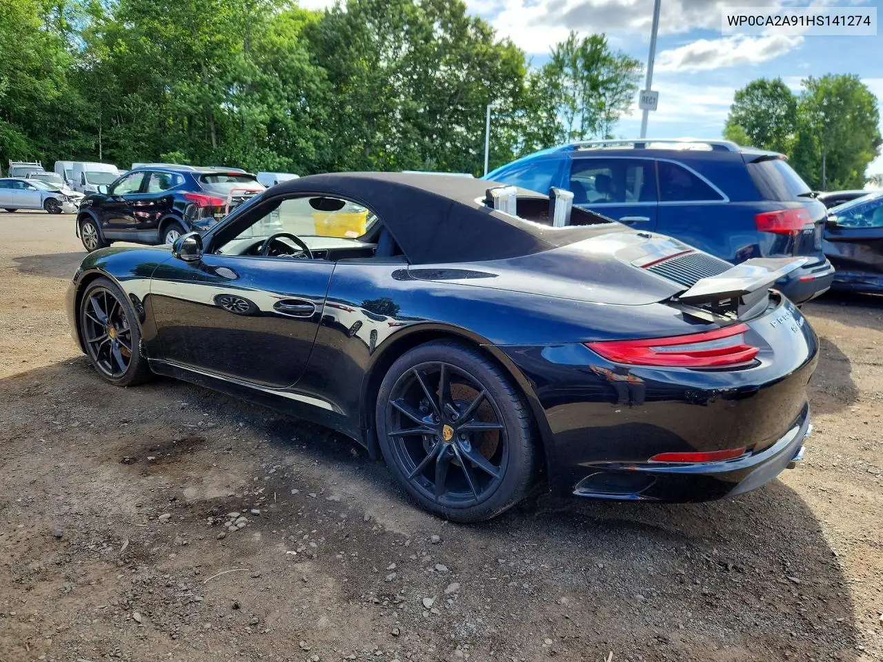 2017 Porsche 911 Carrera VIN: WP0CA2A91HS141274 Lot: 57718006