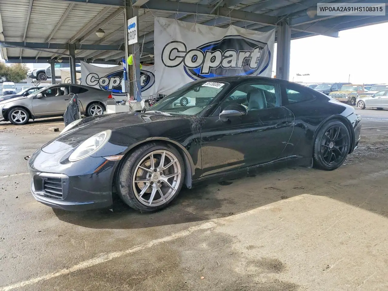 2017 Porsche 911 Carrera VIN: WP0AA2A91HS108315 Lot: 60985376