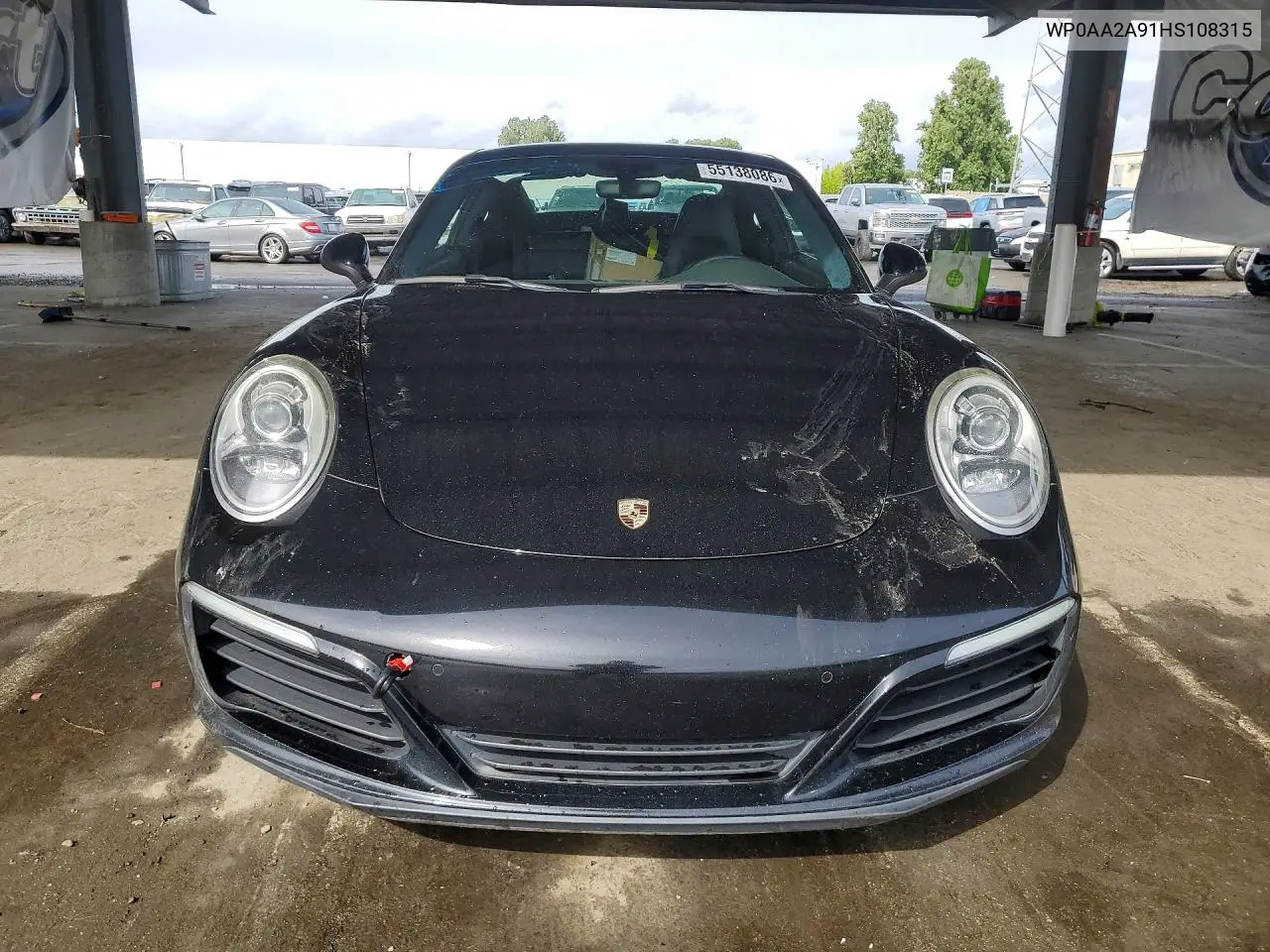 2017 Porsche 911 Carrera VIN: WP0AA2A91HS108315 Lot: 60985376