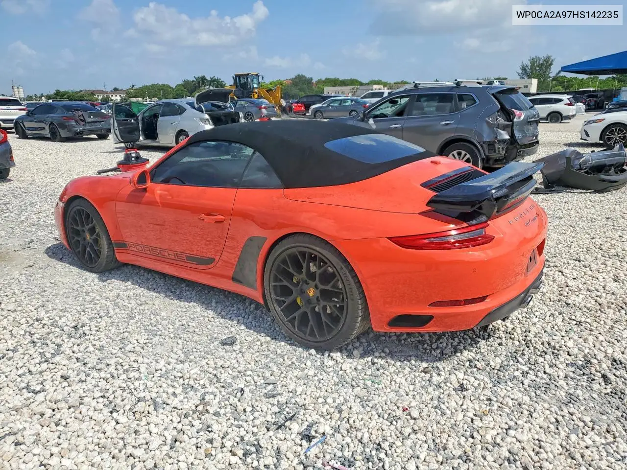 2017 Porsche 911 Carrera VIN: WP0CA2A97HS142235 Lot: 61700286