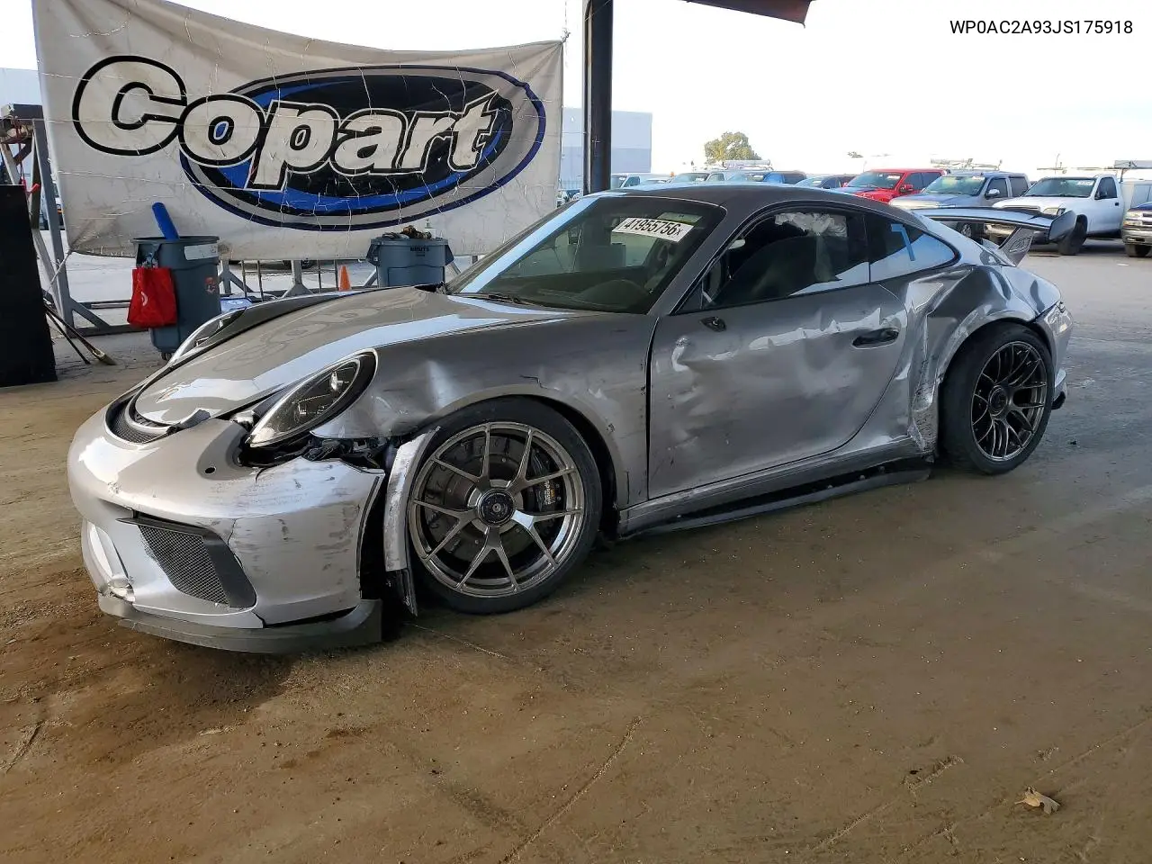 2018 Porsche 911 Gt3 VIN: WP0AC2A93JS175918 Lot: 41955756