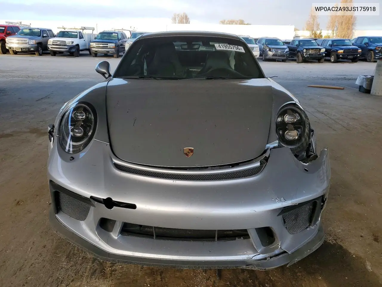 2018 Porsche 911 Gt3 VIN: WP0AC2A93JS175918 Lot: 41955756