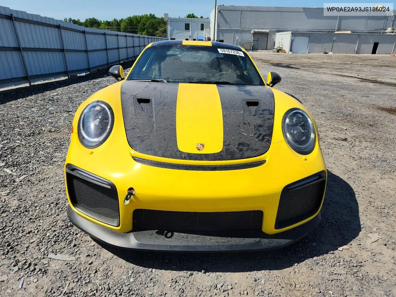 2018 Porsche 911 Gt2 Rs VIN: WP0AE2A93JS186024 Lot: 59167236