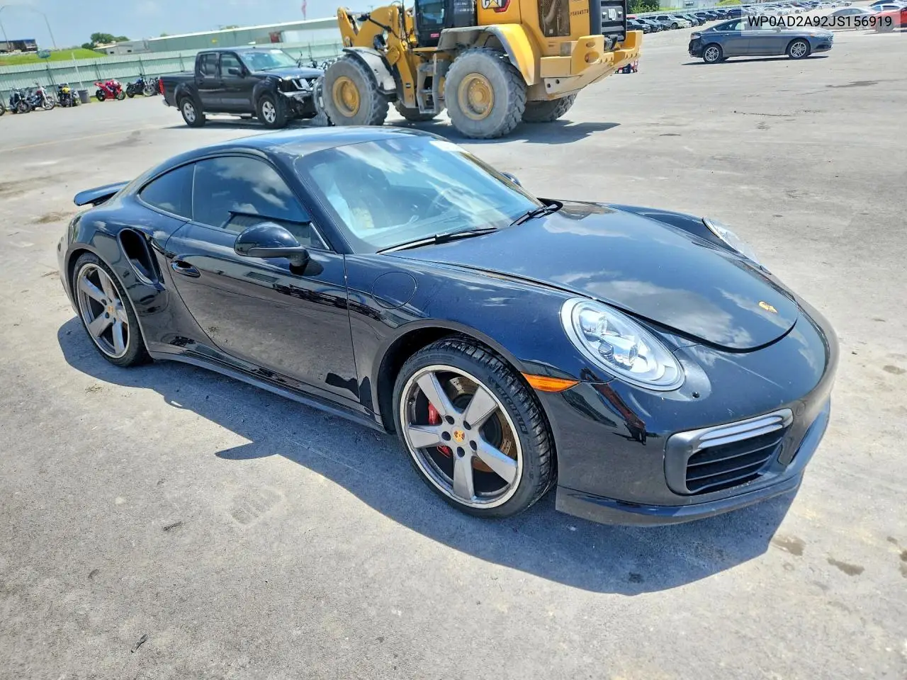 WP0AD2A92JS156919 2018 Porsche 911 Turbo