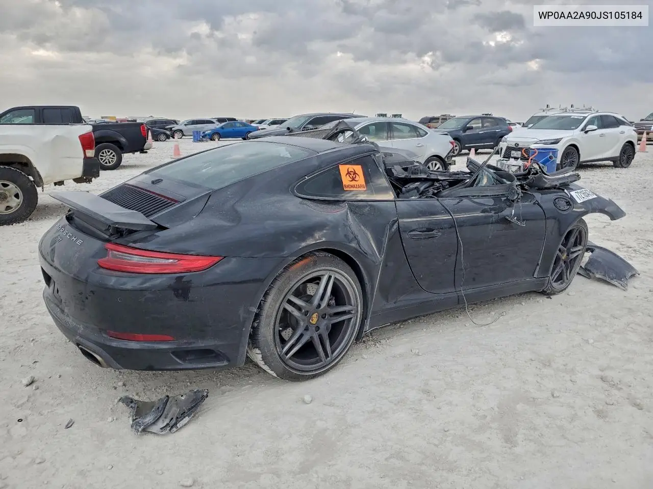 2018 Porsche 911 Carrera VIN: WP0AA2A90JS105184 Lot: 72165475