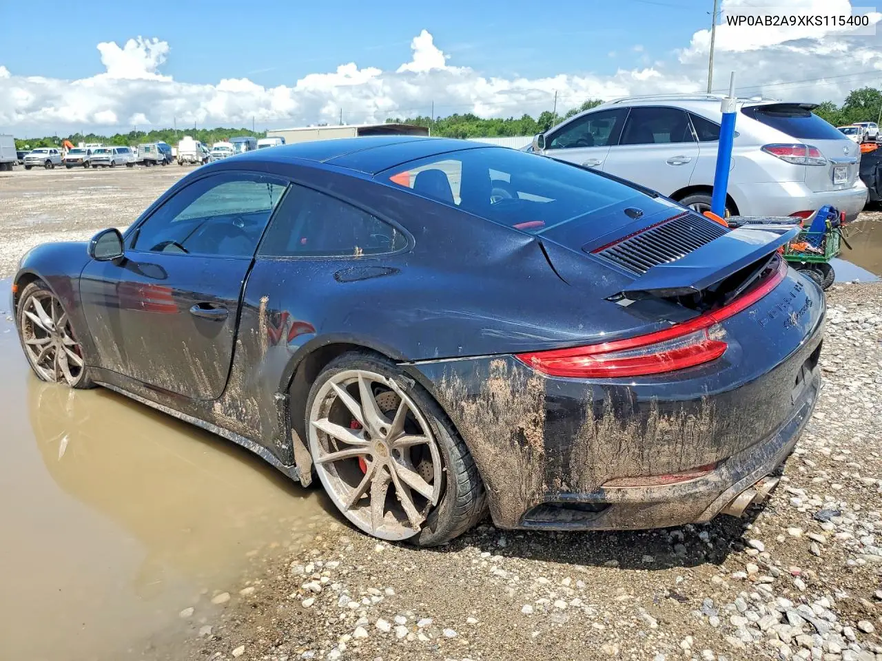 2019 Porsche 911 Carrera S VIN: WP0AB2A9XKS115400 Lot: 55552486