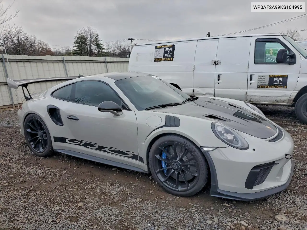 2019 Porsche 911 Gt3 Rs VIN: WP0AF2A99KS164995 Lot: 93473775