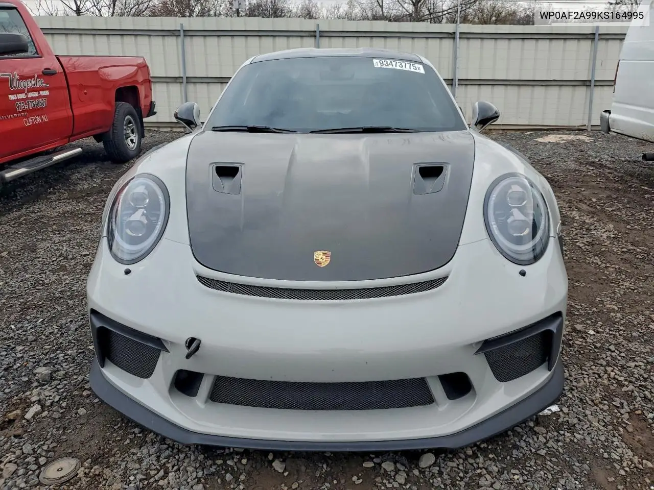 2019 Porsche 911 Gt3 Rs VIN: WP0AF2A99KS164995 Lot: 93473775