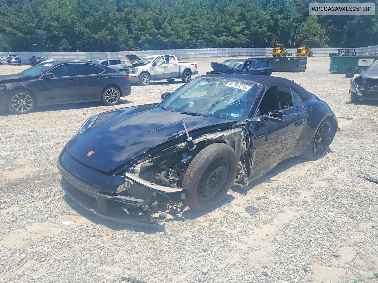 2020 Porsche 911 Carrera VIN: WP0CA2A9XLS251281 Lot: 55557316