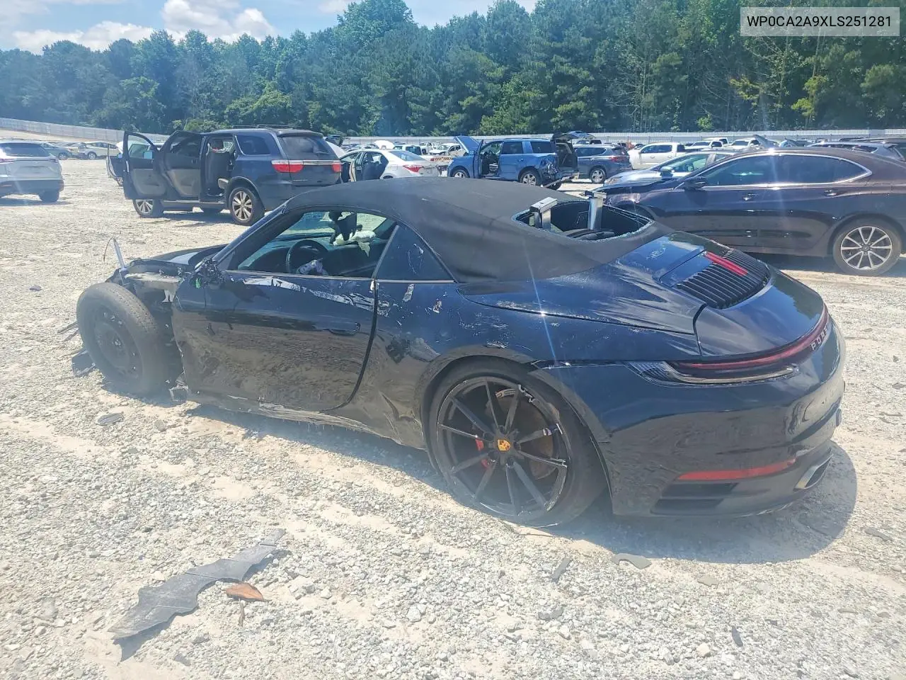 2020 Porsche 911 Carrera VIN: WP0CA2A9XLS251281 Lot: 55557316